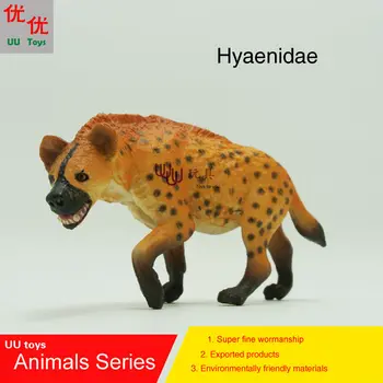 Horúce hračky:Hyaenidae simulačný model Zvierat deti hračky pre deti, vzdelávacie rekvizity