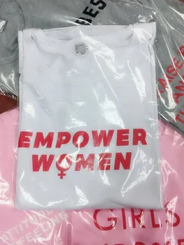 Posilniť postavenie žien T shirt ženy fashion tričko moletom robiť tumblr dievča moc tričko fashion tees ležérny top tumblr t tričko