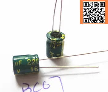 20pcs/veľa BC07 50V0.47UF hliníkové elektrolytický kondenzátor veľkosť 5*12 0.47 UF