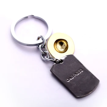 Jeden Kus prívesok na Luff Strawhat Tlačidlo Krúžky Pre Dar Chaveiro Auto Keychain Šperky Anime Kľúča Držiteľa Suvenír YS11120