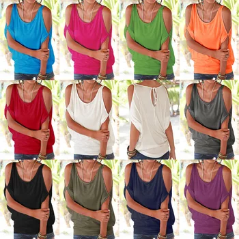 V Lete Roku 2017 Bežné Ženy Pláži T-Shirt O-Krku Batwing Krátke Rukáv Tričko Voľné Puls Ženy Veľkosti Oblečenie, Pletené Bavlnené Dámske Top