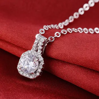 Moonso Reálne Šterlingov Strieborné Náhrdelníky & Prívesky, Luxusné, Originálne 925 s Reťazca pre Ženy šperky nové x1104