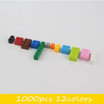 1000Pcs DIY Mesto Kreatívne Stavebné kamene, Tehly Vzdelávacie hračky Kompatibilný S LegoINGly Tehly