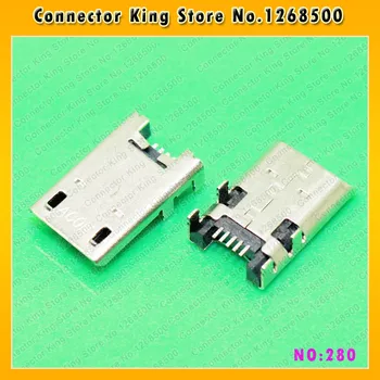 2-100KS Micro USB Samicu Sockect Konektor Chvost Port pre ASUS me301 ME302 371 400C 176 372 ME301 180 T100 102k00fE,MC-280