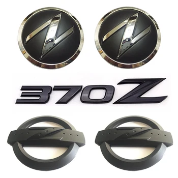 1 sada(5x) Black 3D 370 Z Symbol karosérie Predné, Zadné, Bočné Znak, Odznak Nálepky na NISSAN 370Z Fairlady Z Z34