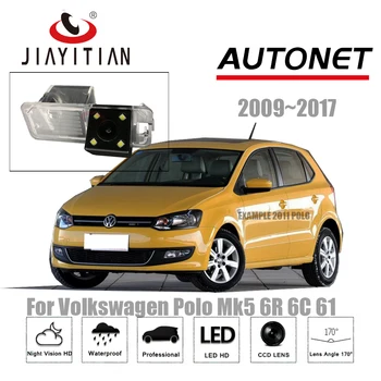 JiaYiTian parkovacia kamera Pre VW Polo 5 2009~2017 mk5 6R 6C Hatchback CCD, Nočné Videnie Zadnej strane fotoaparátu špz fotoaparát