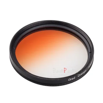 46 mm Fotoaparátu Filter Gradient Plná Červená Oranžová Fialová Žltá Zelená Modrá ŽÚ2 4 8 16 pre Lumix G 25 mm f/1.7/Sigma 19 mm f/2.8 EX DN
