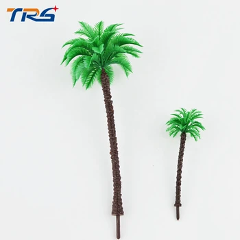 Teraysun 100KS 1:50-1000 rozsahu miniatúrne Architektúry Plastové Palm Tree Model Miniatúrne HO N OO rozsahu Palma na more scenérie