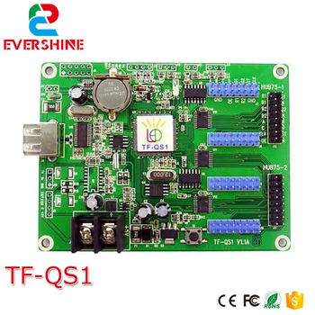 Vnútorný a vonkajší RGB LED pohybujúce sa Prihlásiť led controller TF-QS1 pre P3,P4, P5, P6, P7.62, P8, P10