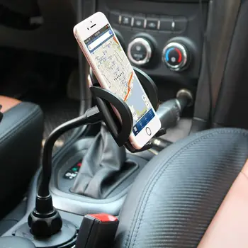 Nastaviteľné Dlhšie Krku Auto/Truck Držiak Telefónu Mount s 360 Otočná Kolíska pre iPhone,Samsung Smartphony, MP3 a GPS