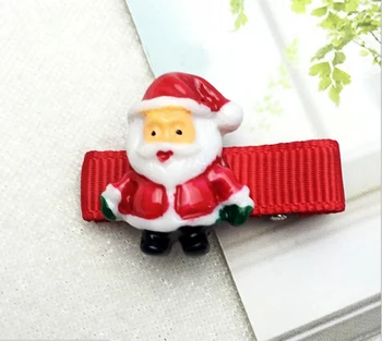 Krásne Deti Santa Claust Vlasy Klip Festival Vlasy Nosiť Čelenku Vianočný Darček Vlasy Príslušenstvo Sada