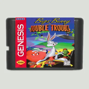 Bugs Bunny Double Trouble 16 bit SEGA MD Hra Karty Pre Sega Mega Drive Pre Genesis