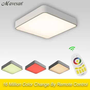 Hot Predaj 2.4 g Diaľkové RGB Stropné Svetlo RGB+Cool biela+Teplá biela Smart LED tienidlo Lampy / Moderné Stropné svetlo pre obývacia izba