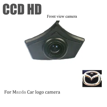 Doprava zadarmo, Predný pohľad kamery Na Mazda 2 mazda 3 M6 CCD HD auto/auto predný pohľad kamery na Nočné videnie Farba Vozidla logo Auta