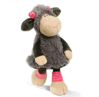 Candice guo! super roztomilé plyšové hračky NICI plnené Jolly Mah Lucy ovce šedá sukňa baránok dievča, darček k narodeninám 35 cm 1pc