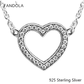 925 Sterling Silver Prívesok Milujúce Srdcia Pre Ženy Pôvodného Módny Charms Európsky Štýl Šperky CKK
