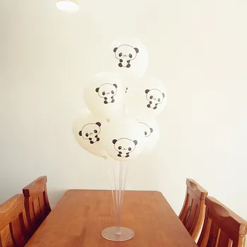 12inches Hrubé Roztomilá Panda Balóny Kola Deti Biele BaloonsCartoon Manželstva Zdobia Narodeninovej Party Zdobiť Panda Vzduchu Gule