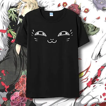 Nové Natsume Yuujinchou cosplay t-shirt Anime mačka učiteľ mužov tričko letné bavlnené Tričká Topy