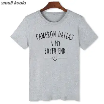 Letné Štýl Cameron Dallas Je Môj Priateľ T-shirt Tumblr Topy Tee Košele Harajuku Bavlnené Oblečenie T shirt Pre Mužov, Ženy XS-2XL