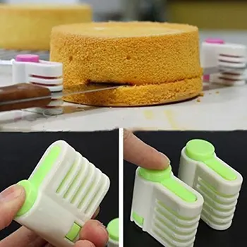 2ks/set 5 Vrstiev DIY Koláč Chlieb Fréza Leveler Slicer Rezanie Fixator Nástroje cake zdobenie nástroje Pre Kuchyňa