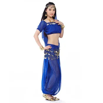 3KS/SET Brušného Tanca Bollywood Dance Kostýmy, Brušný Tanec Kostým Bellydance Triba Cigán Indické Šaty Brušného Tanca Oblečenie