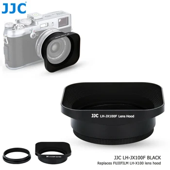 JJC Námestie Kovové Objektív Fotoaparátu Kapota 49 mm Chránič Adaptér Krúžkov Pre Fujifilm X100/X100S/X100T/X100F/X70