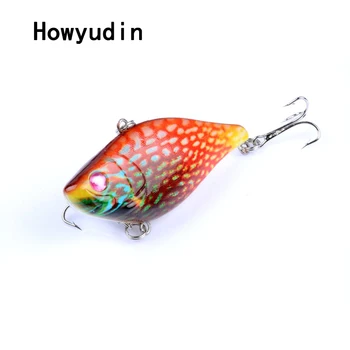 Howyudin 1Pcs vib 7 cm/12.5 g rybárske lure Bionic oči wobbler Plný plávanie vrstvy ryby dodávky isca umelé 6# háčiky, návnady