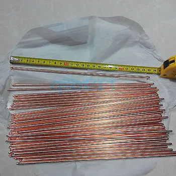 50-400mm Dĺžka 6 mm Priemer Medi Chladič Heatpipe Notebook DIY Chladenie Prút