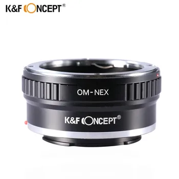 K&F KONCEPT Adaptér Objektívu Krúžok pre Olympus OM Objektív Sony NEX E mount Alfa A5000 7R A3000 A7 A7R A6000 Fotoaparát