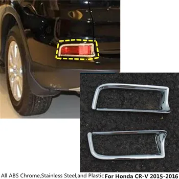 Doprava zadarmo Na Honda CRV CR-V roku 2016 auto detektor ABS Chrome kryt výbava späť chvost zadné hmlové svetlo na čítanie rám stick 2ks/set