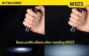 Doprava zadarmo 1pc Nitecore Colour Filter(22.5 mm) NFR23 NFB23 NFG23 NFD23 vhodné pre baterku s hlavou 22.5 mm