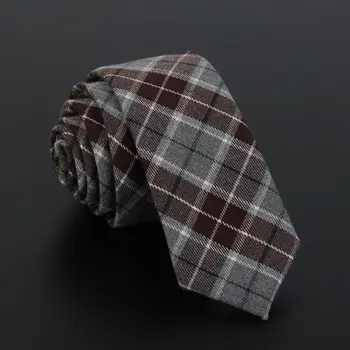 SHENNAIWEI kvalitný prehoz mužov bavlny a tkaniny, ľanové tkaniny kravatu 5,5 cm chudá kravata značky 2017 luxusné gravata slim veľa