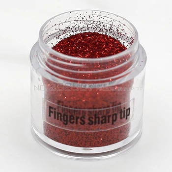 5g Fľaškové Laserová červená Glitters Prášok Nail Art Dekorácie 3D Nail Art glitters pre art nail DIY M44