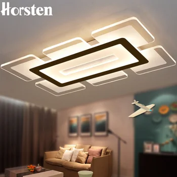 Horsten 110 220V Sky City Ultra-tenké Transparentné LED Stropné svietidlo Moderného Kreatívneho Akryl, Spálne, Obývacia Izba Stropné svietidlo