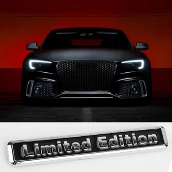 Mayitr Black 3D Kovov Limited Edition Chrome Odznak Univerzálny Auto Odtlačkový Nálepka pre Suzuki Honda, Kawasaki Auto Styling