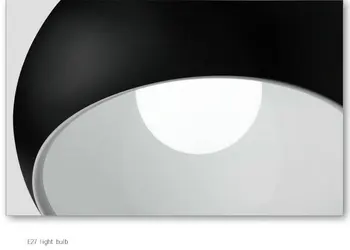 Moderné Čierne Gule LED Prívesok Luster Svetlo Pre bývanie, Stravovanie študovňa Domov Deco E27 Luster Visí Lampa Zariadenie