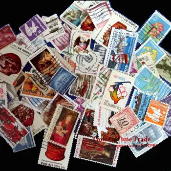 100 KS/veľa Rôznych USA Použitých poštových známok v dobrom stave S post označiť za zber kúpiť pečiatky onling