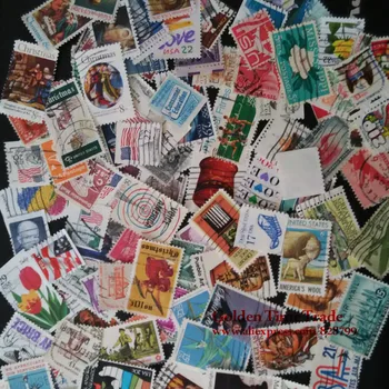 100 KS/veľa Rôznych USA Použitých poštových známok v dobrom stave S post označiť za zber kúpiť pečiatky onling