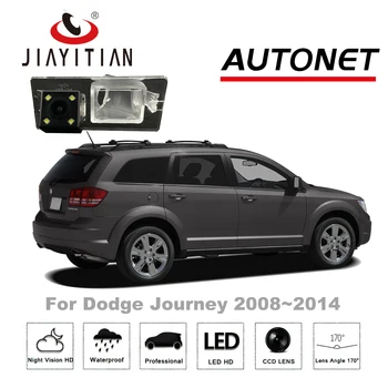 JiaYiTIan zadná kamera pre Dodge Journey 2008~4LEDS HD CCD/Nočné Videnie/Zadnej strane Fotoaparátu/Backup Kamera/špz fotoaparát