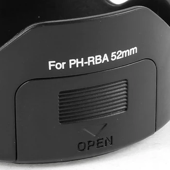 Black PH-RBA clona 52mm pre Pentax SMCP-DA 18-55mm f/3.5-5.6 AL