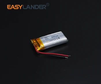 8x20x40mm 3,7 V 650mAh Nabíjateľná li Polymer Li-ion Batéria Pre bluetooth headset mp3, MP4 reproduktor mouse recorder 082040 802040