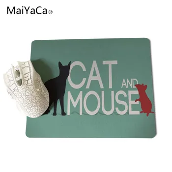 MaiYaCa Mačku A Myš Najlepšie Hry Vlastné Mousepads gumenú Podložku, Počítač 18*22 cm a 25*29 cm