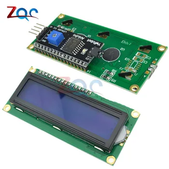 IIC/I2C 1602 LCD Displeja Modul LCD-1602 I2C Modré Žlté Podsvietenie Displeja 5V Pre Arduino UNO R3 Mega2560