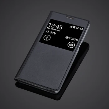Luxusné PU Kože Flip Prípade Coque Kryt Pre Samsung Galaxy J2 Prime Mobil Prípade Okna