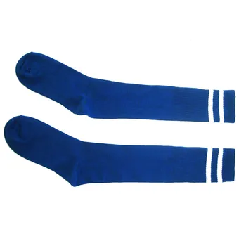 HOT PREDAJ Detský Šport futbal Futbal Dlhé Ponožky Nad Kolená Vysoké Ponožky (Modrá)