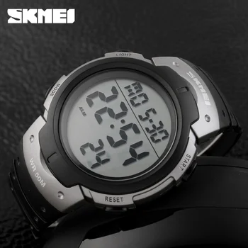 SKMEI Luxusné Značky Vonkajšie Športové Hodinky Mužov Vodotesný Digitálny LED Vojenské Sledovať Mužov Bežné Elektronika náramkové hodinky