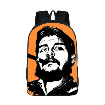 Hrdina Che Guevara batoh pre Teenagerov, Ženy, Muži Cestovný batoh Detí, Školské Batohy Deti Denne Taška Schoolbags