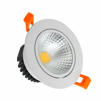 [DBF]Vysoké Svetlé Stmievateľné 6W 9W 12W 15W LED Downlight Matné Sklo Objektívu LED Zapustené Stropné svietidlo Pozornosti AC110V/220V+Ovládač