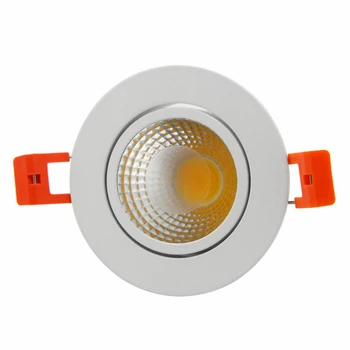 [DBF]Vysoké Svetlé Stmievateľné 6W 9W 12W 15W LED Downlight Matné Sklo Objektívu LED Zapustené Stropné svietidlo Pozornosti AC110V/220V+Ovládač