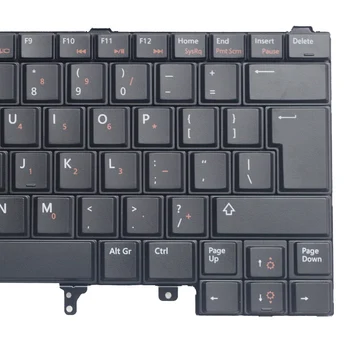 GZEELE Nové anglický notebook klávesnica Pre DELL E6420 E5420 E5430 E6220 E6320 E6330 E6420 E6430 UI S ukazovacie zariadenie Bez podsvietenia